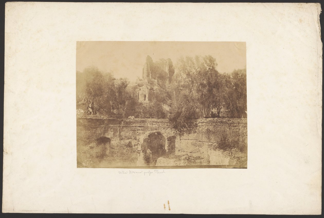 [Villa Adriana nära Tivoli]. av Unknown artist