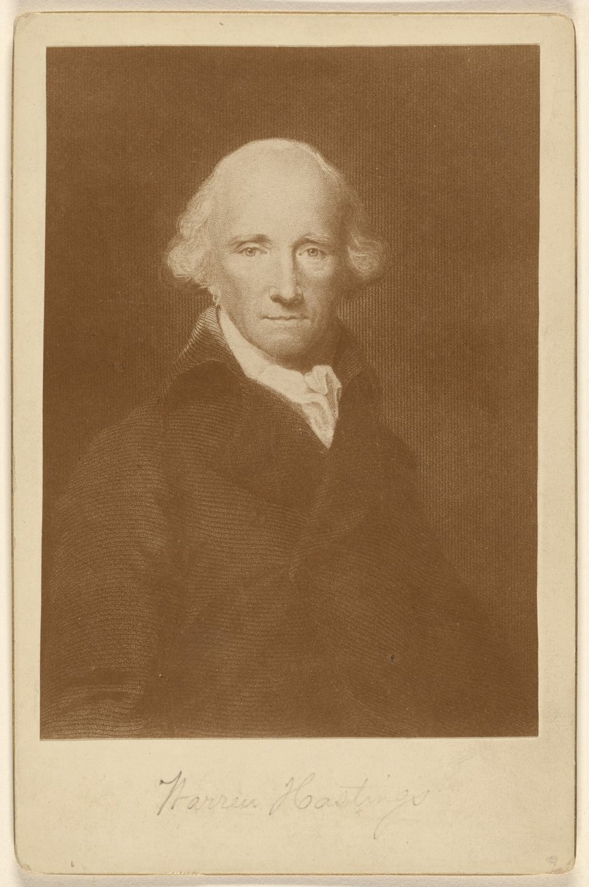 Warren Hastings (från en gravyr) av Unknown artist