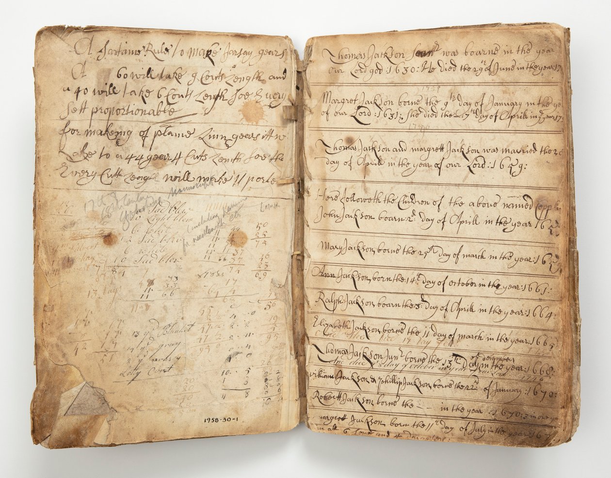 Weavers examensbok av Unknown artist