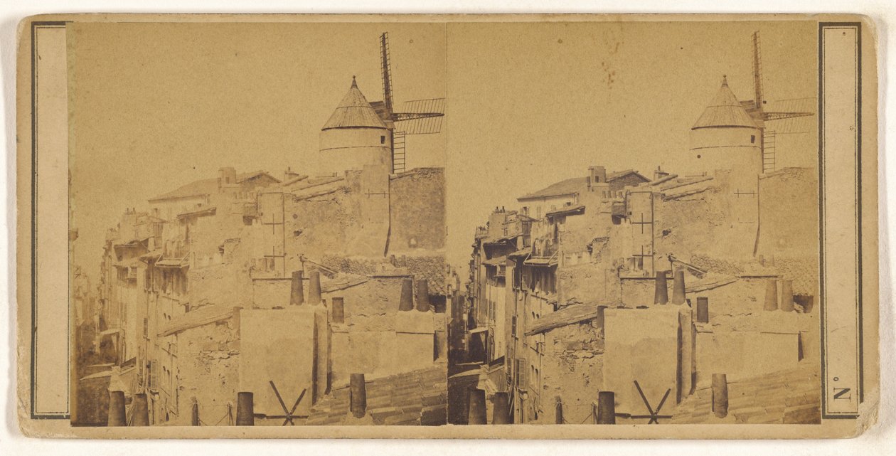 [Väderkvarn, Spanien] av Unknown artist