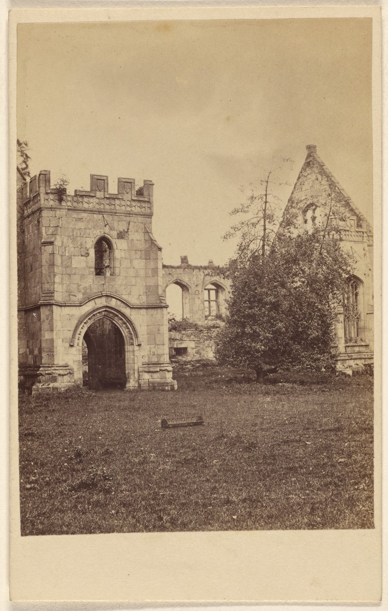 Wingfield Manor Byggd temp. Henry VI. där Mary Queen of Scots fängslades 9 år av Unknown artist