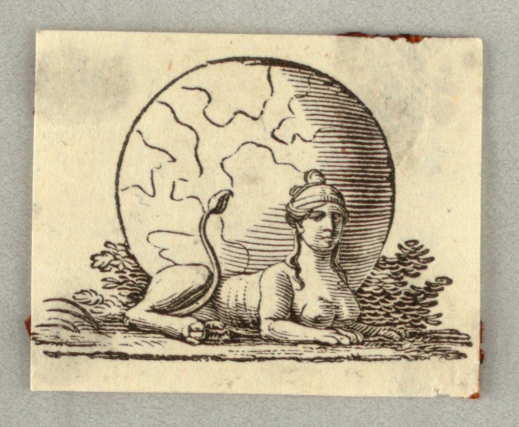 Trägravyr. Vinjett. av Unknown artist