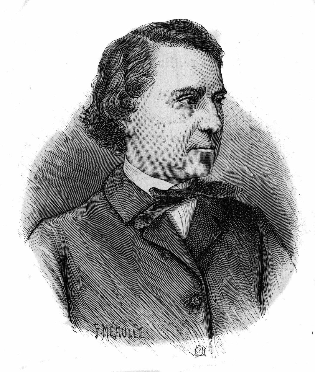 porträtt av Louis Blanc, fransk politiker och historiker (1811-1882). av Unknown artist