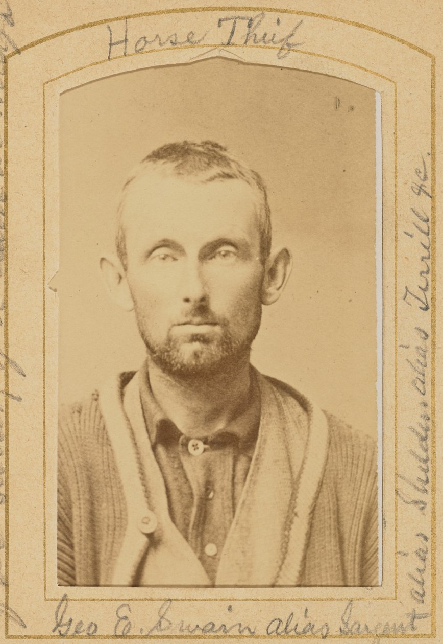 [George E. Swain alias Sargeant, hästtjuv] av Unknown artist/maker