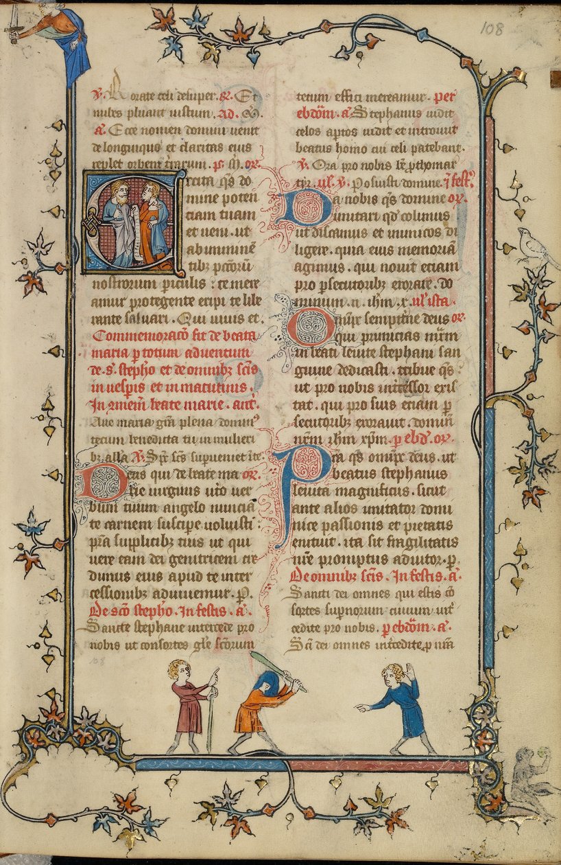 Initial E: Två profeter av Unknown artist/maker
