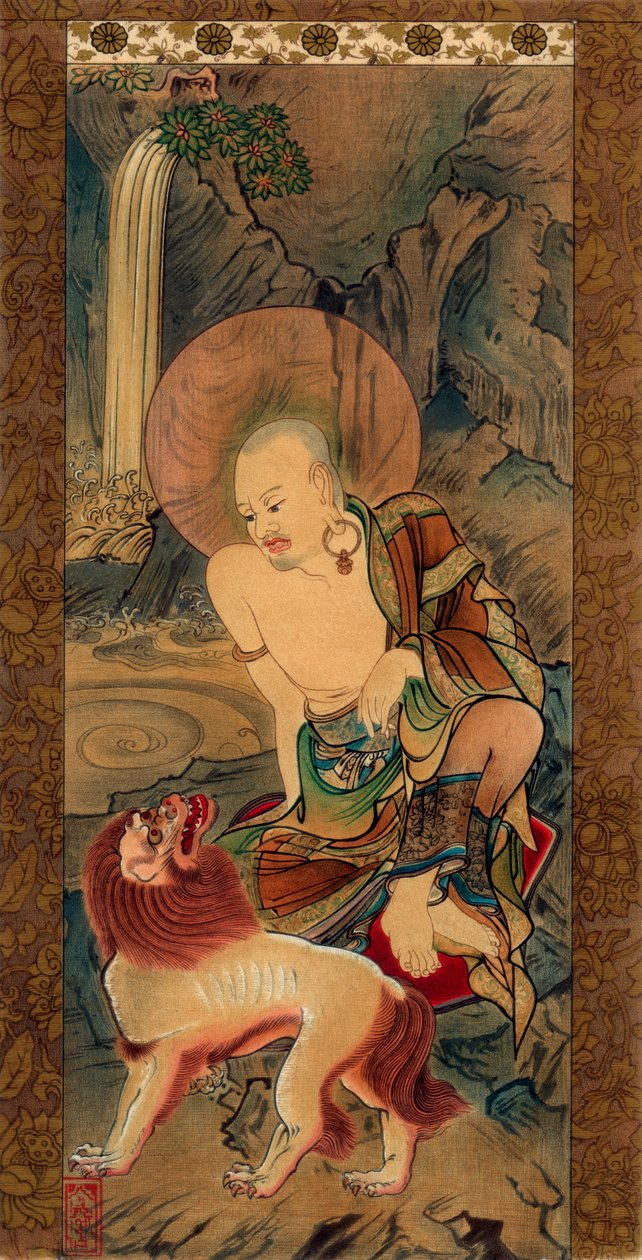 Arhat, japansk, sen Kamakura-period, 1300-talet 1886. av Unknown follower of Ryozen