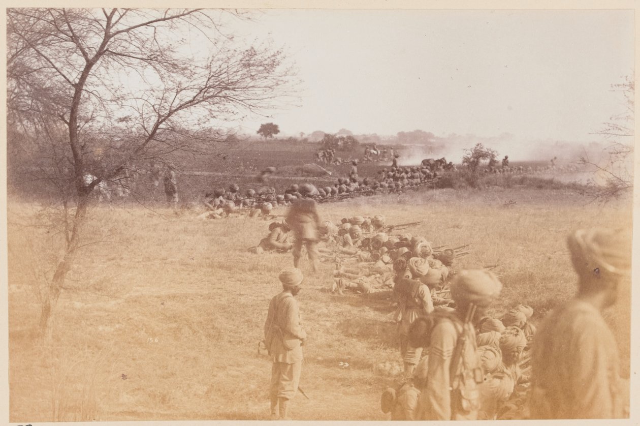 14:e sikherna i aktion, Delhi träningsläger av Unknown photographer