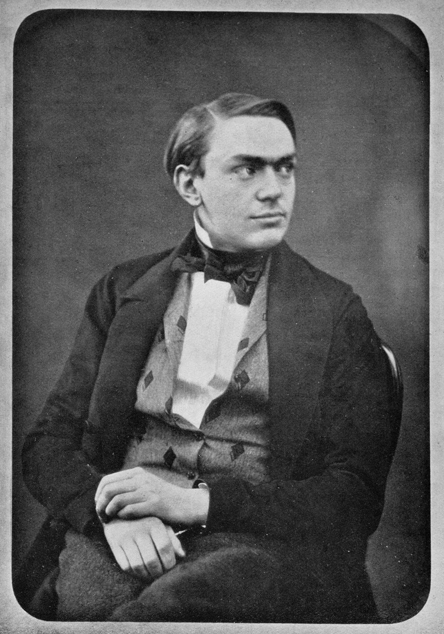 Alfred nobel vid trettio års ålder - fotografi av Unknown photographer