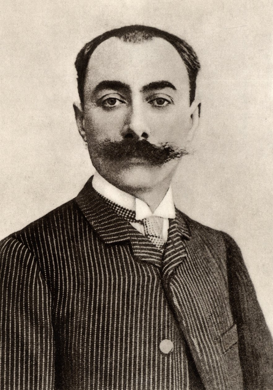 Andre (Charles Prosper) Messager (1853-1919) fransk kompositör och dirigent av Unknown photographer
