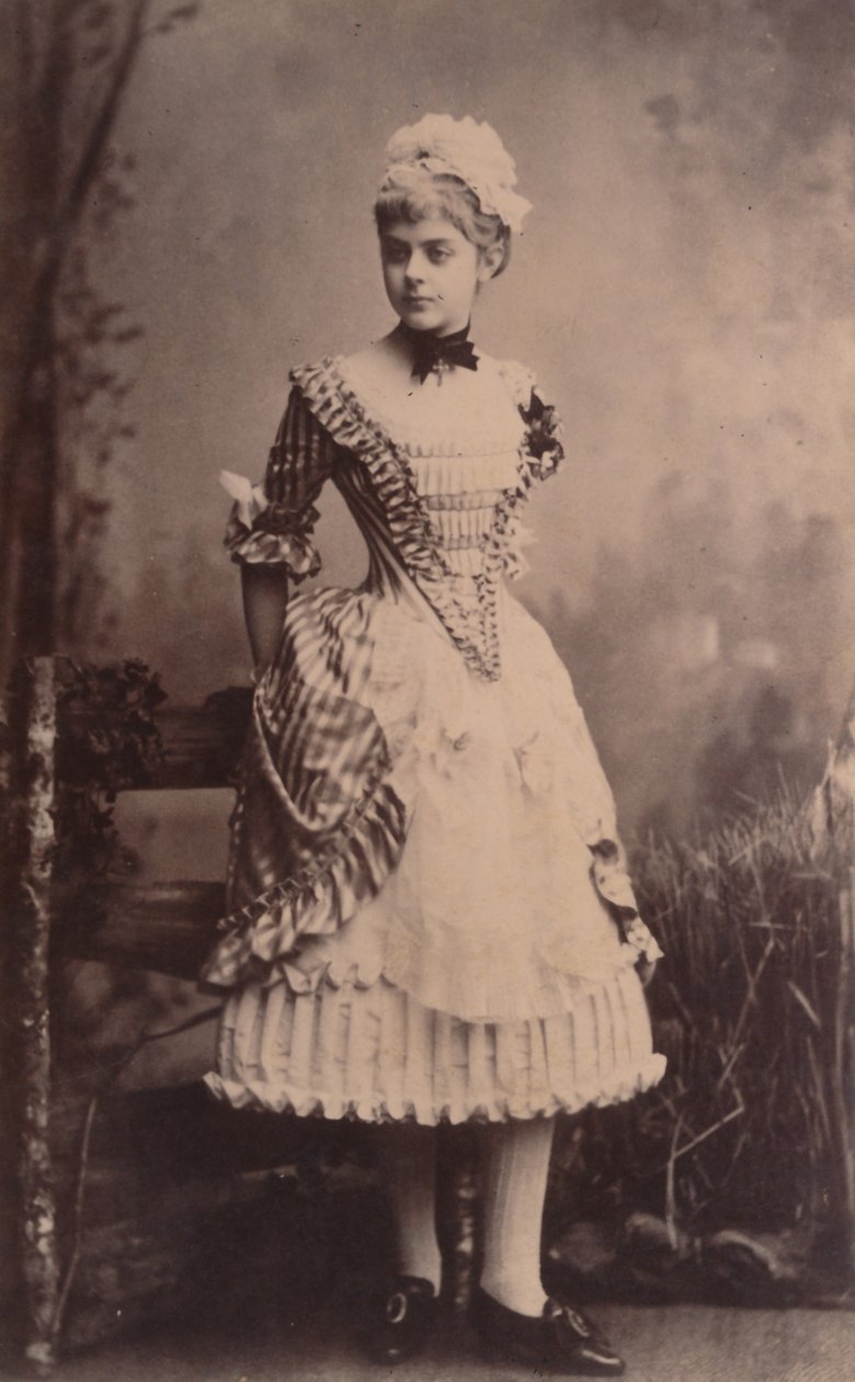 Baronessan Marie Alexandrine "Mary" von Vetsera (19 mars 1871 - 30 januari 1889) (foto) av Unknown photographer