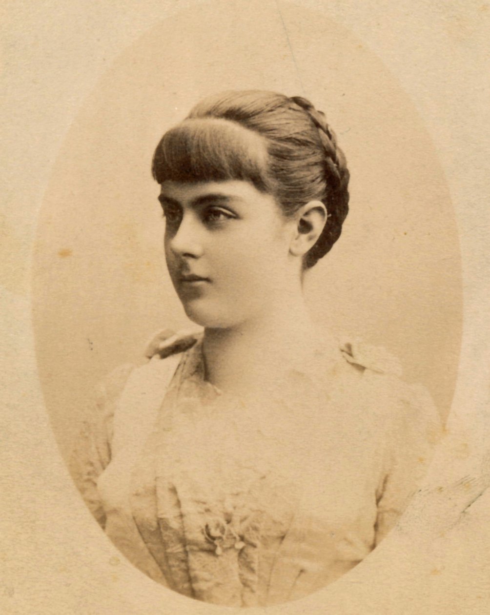 Baronessan Marie Alexandrine "Mary" von Vetsera (19 mars 1871 - 30 januari 1889) (foto) av Unknown photographer