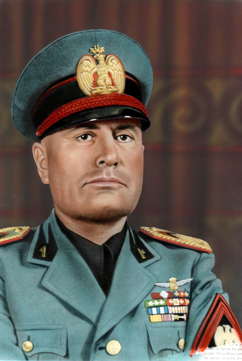 Benito Mussolini, år 1940 (foto) av Unknown photographer