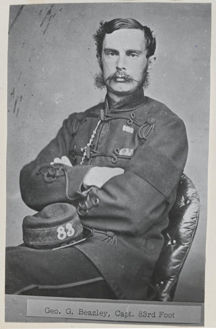 Kapten George G Beazley, 83:e (grevskapet Dublin) fotregemente av Unknown photographer