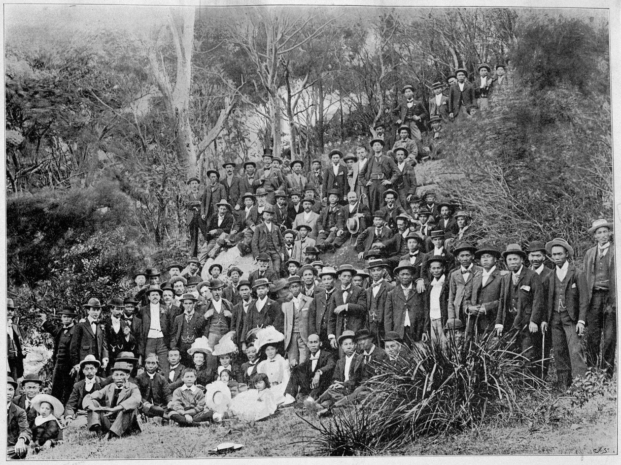 Kinesisk sammankomst i Australien av Unknown photographer