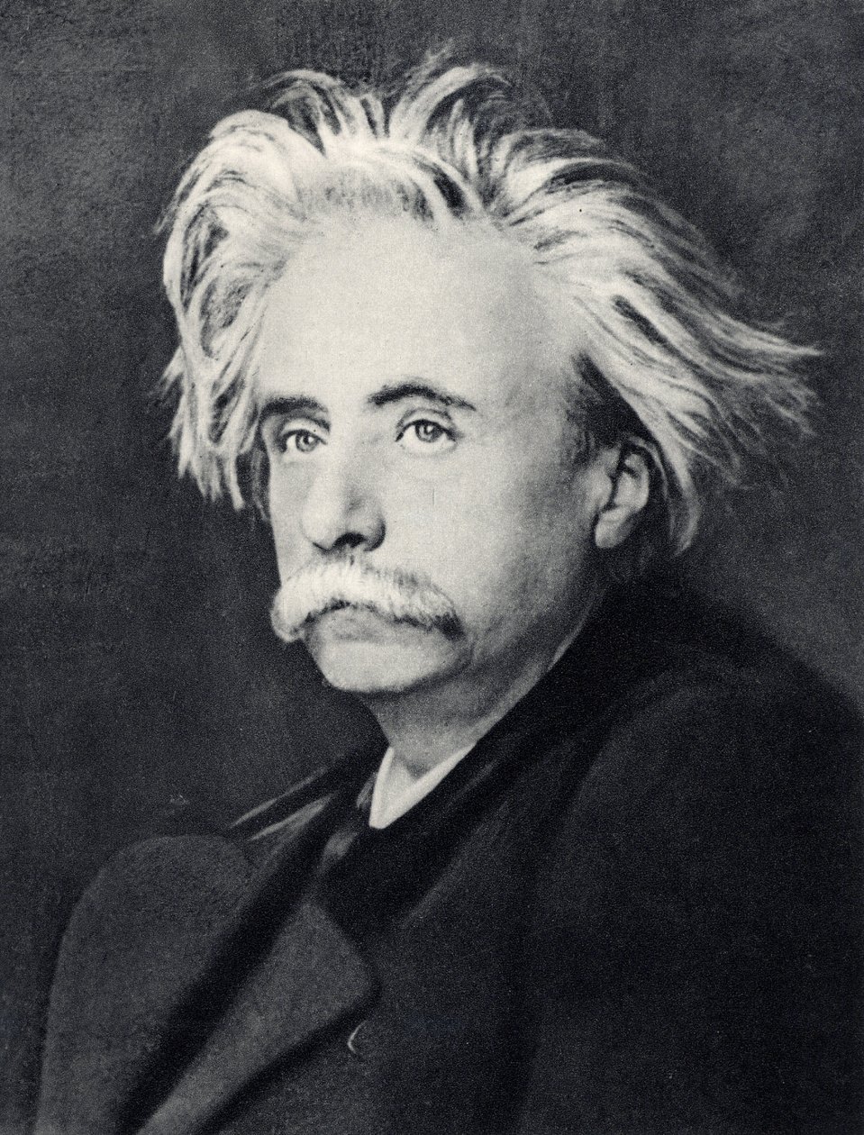 Edvard (Hagerup) Grieg (1843-1907) norsk kompositör (svartvitt foto) av Unknown photographer
