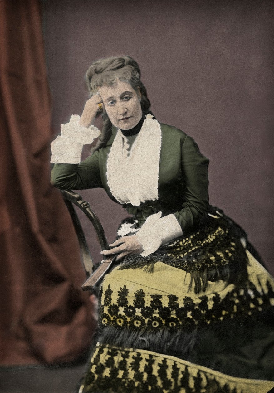 Eugenie de Montijo (1826-1920), fru till Napoleon III, Frankrikes sista kejsarinna. av Unknown photographer