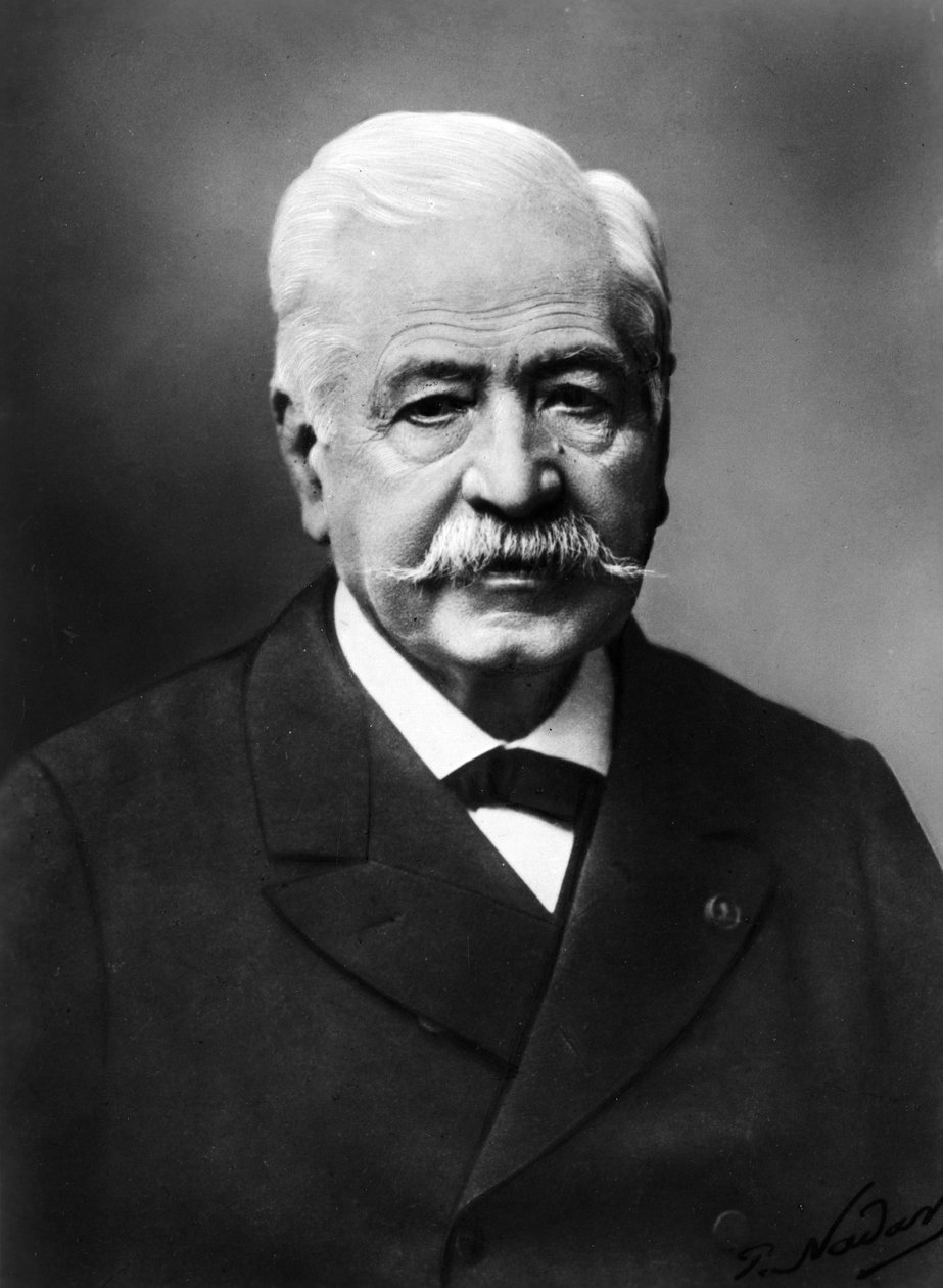 Ferdinand de Lesseps (1805-1894), fransk diplomat och administratör. av Unknown photographer
