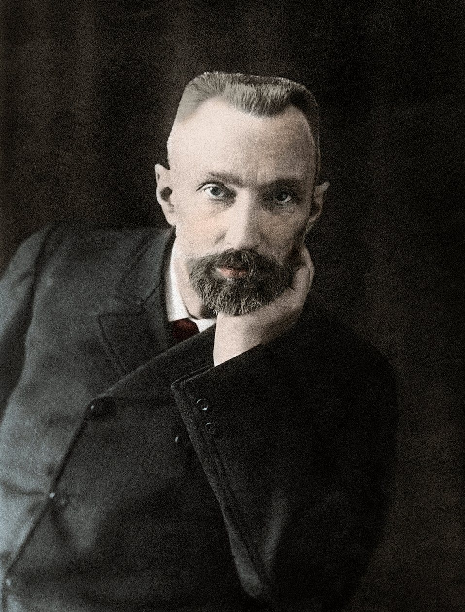 Den franske fysikern Pierre Curie - Porträtt av den franske fysikern Pierre Curie (1859-1906) av Unknown photographer