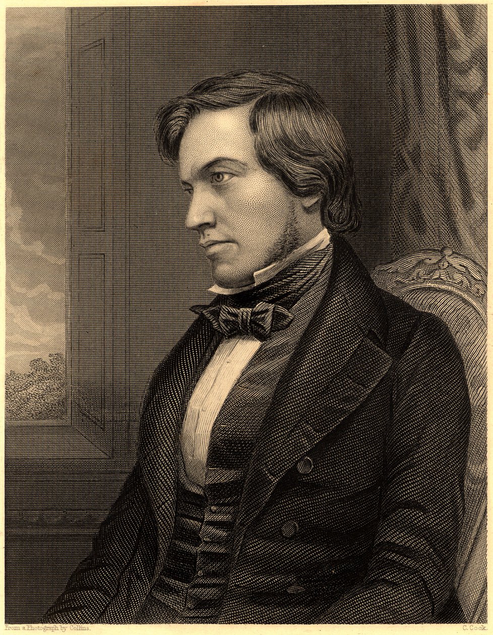 "George Fownes (1815-1849). Brittisk kemist, ca 1860 (gravyr) av Unknown photographer