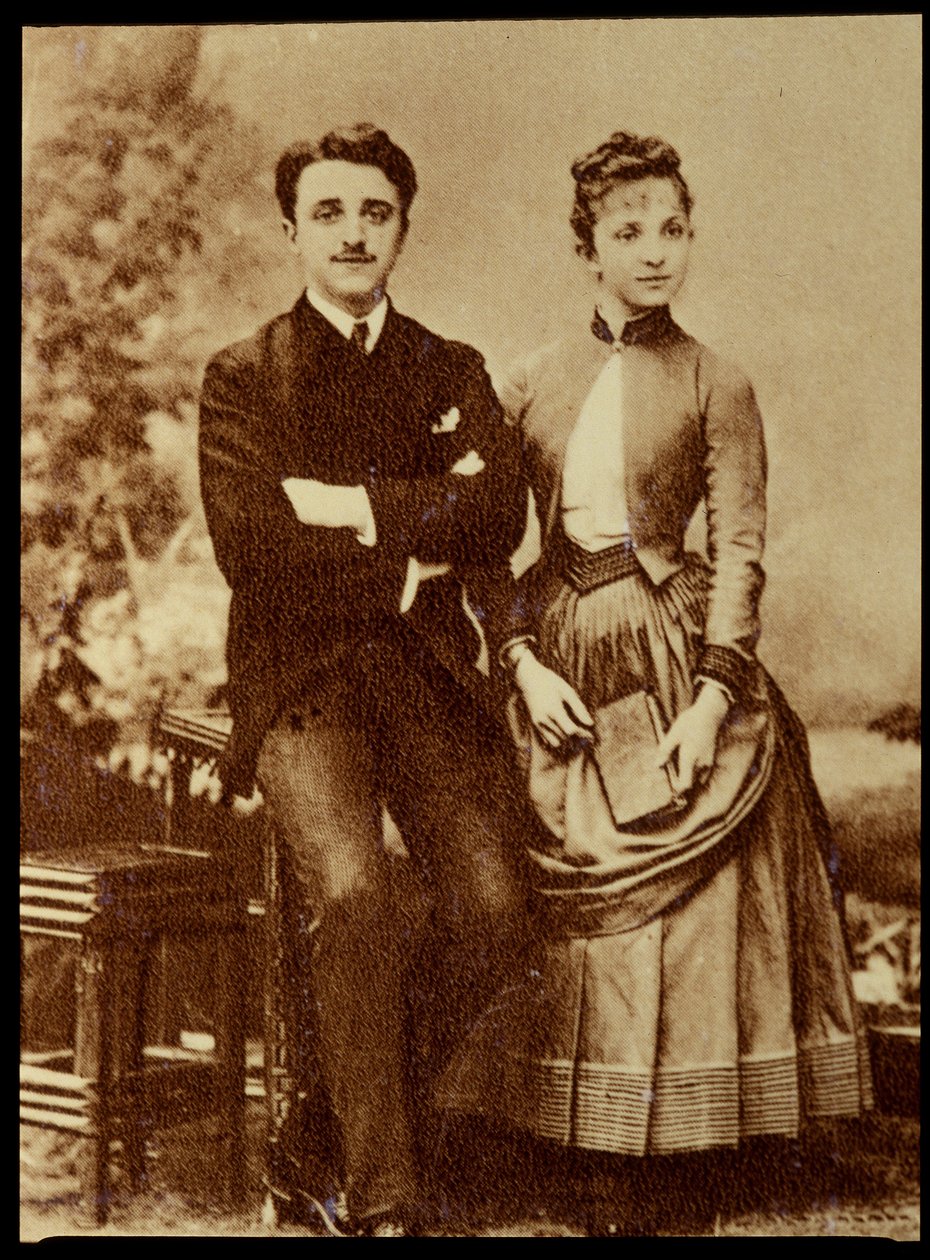 Georges et Jeanne Hugo (Små barn till Victor Hugo) av Unknown photographer