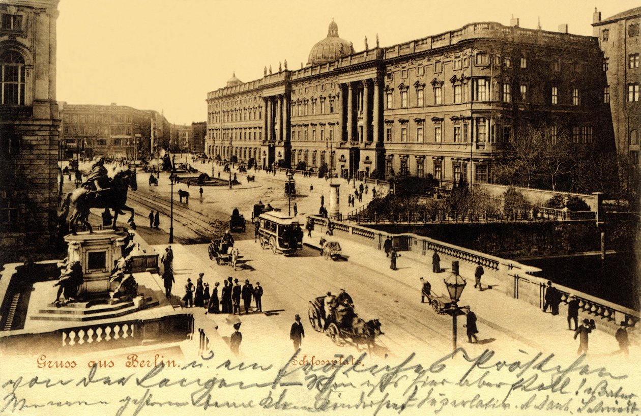 Tyskland , Berlin , den tyske kejsarens palats , vykort ca 1904. av Unknown photographer