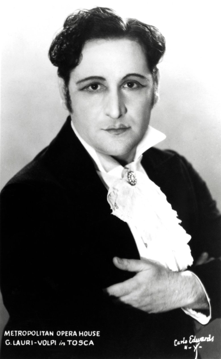 Giacomo Lauri-Volpi i "Tosca" - på Metropolitan Opera House, New York av Unknown photographer