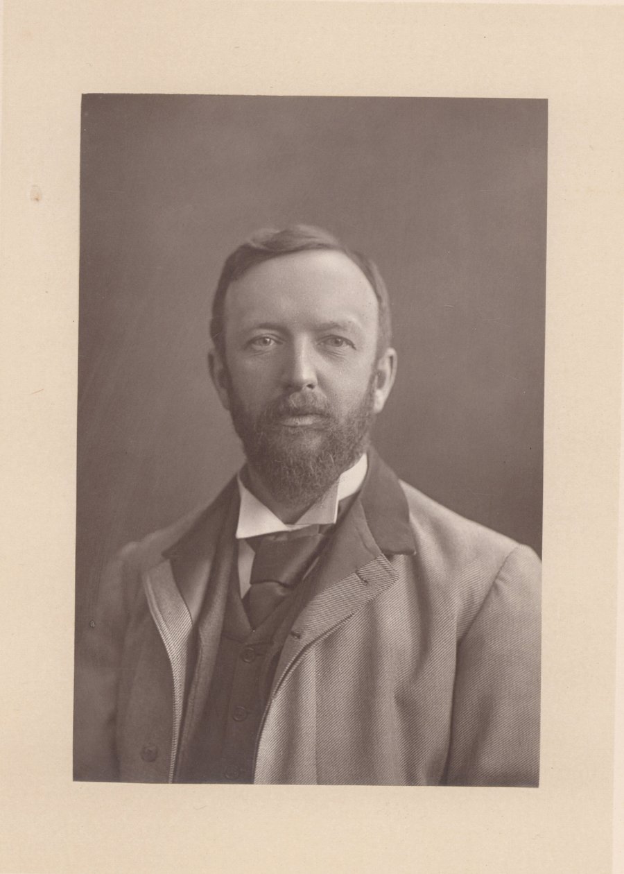 Henry Arthur Jones (1851-1929) engelsk dramatiker (svartvitt foto) av Unknown photographer