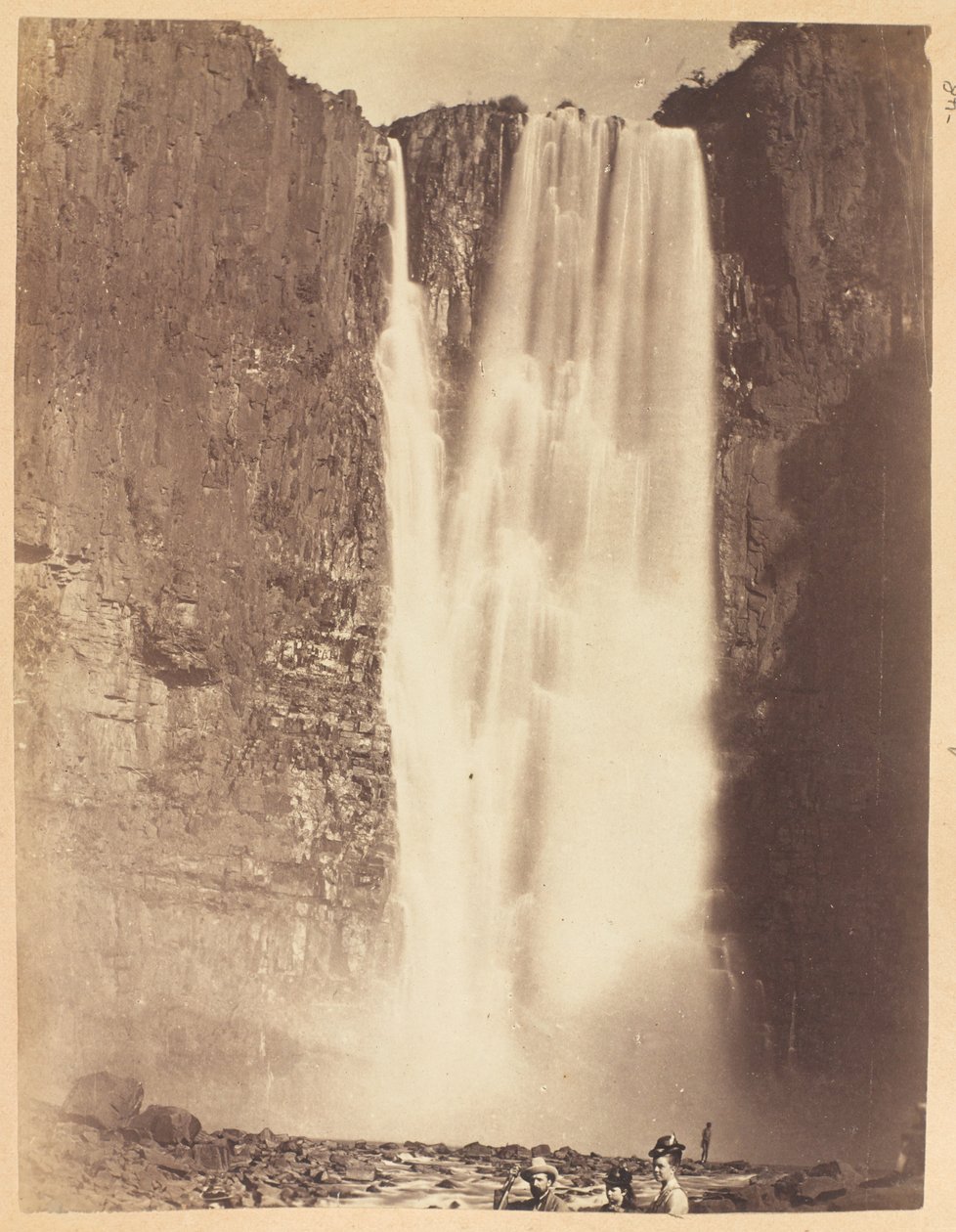Howick Falls, Umgeni River, Natal-provinsen, Sydafrika, 1882 ca av Unknown