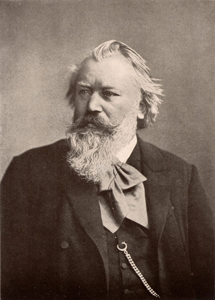 Johannes Brahms (1833-1897) av Unknown photographer