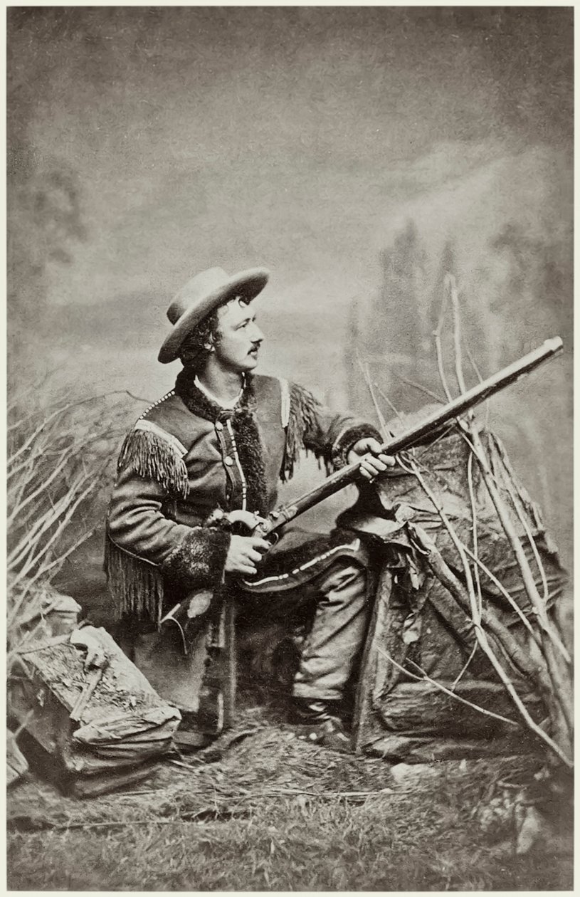 John Baker Omohundro mer känd som "Texas Jack", en cowboy och gränsscout för den konfedererade armén av Unknown photographer