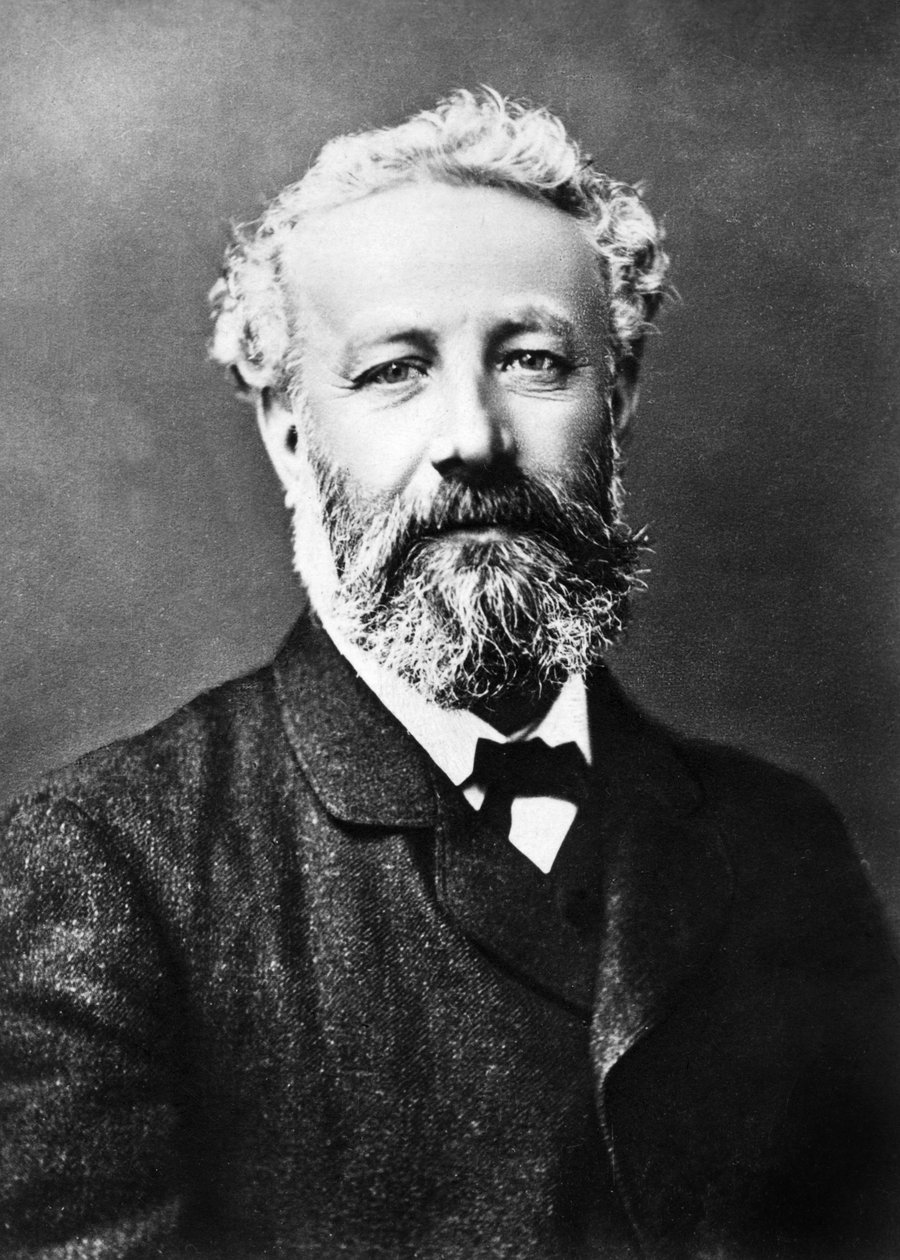 Jules Verne (svartvitt foto) av Unknown photographer