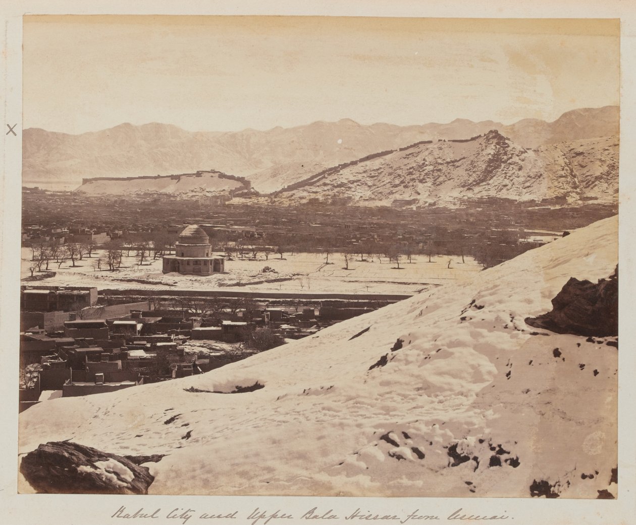 Kabul från Asmai av Unknown photographer