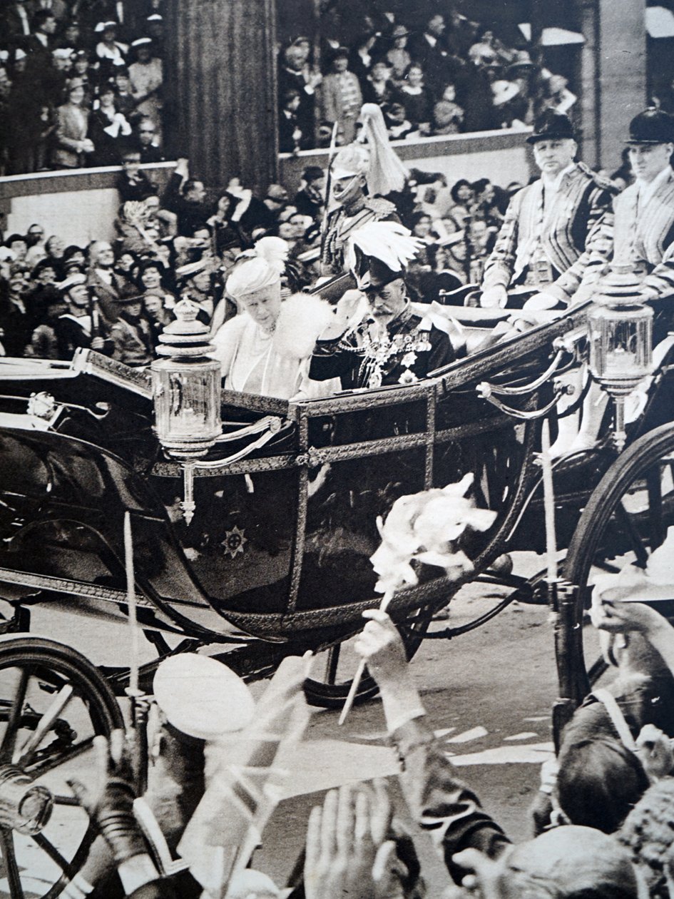 Kung George V och Mary av Teck av Unknown photographer