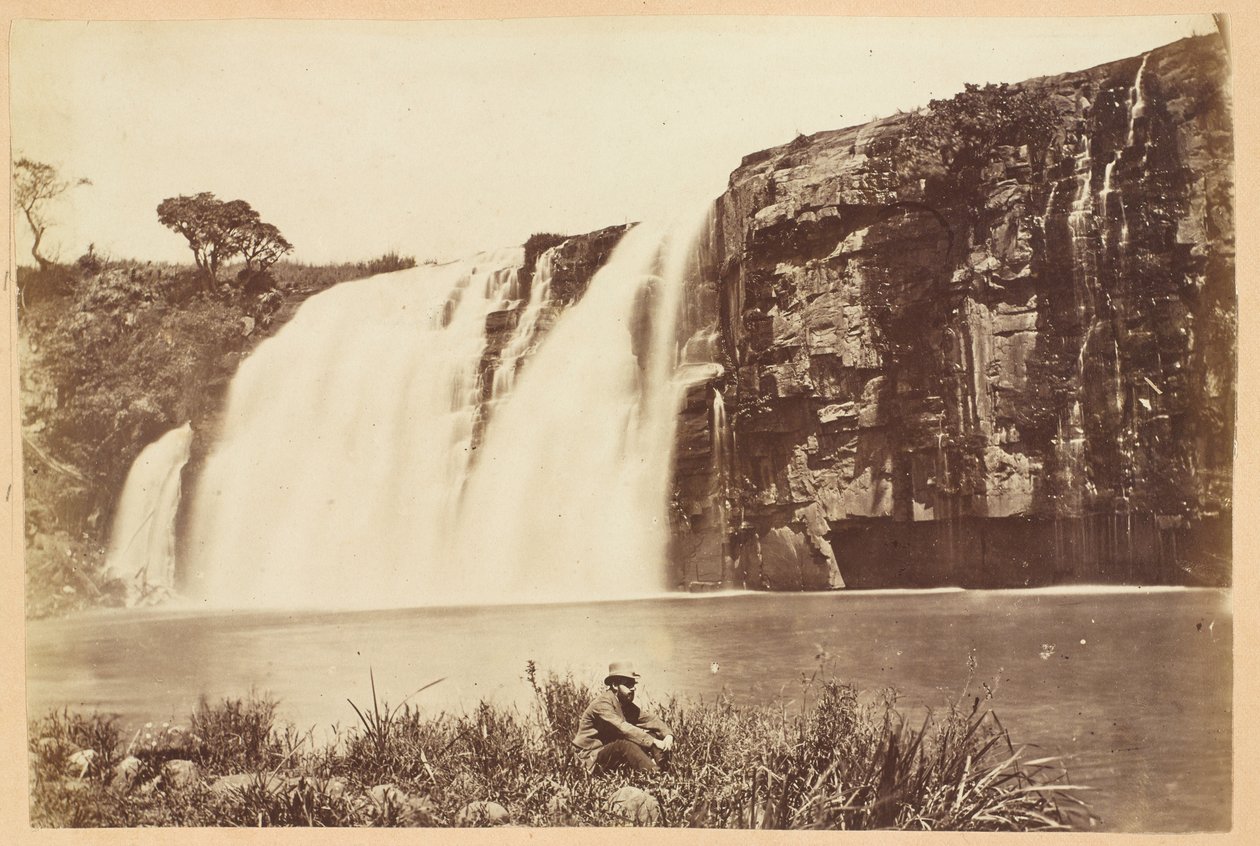 Lower Umgeni Falls, Natal-provinsen, Sydafrika, 1882 ca av Unknown