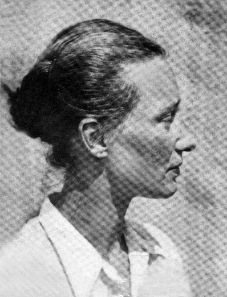 Marie-Madeleine Fourcade, ca 1942 (svartvitt foto) av Unknown photographer