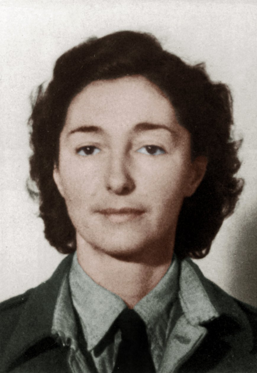 Polska grevinnan Krystyna Skarb, känd som Christine Granville (foto) av Unknown photographer