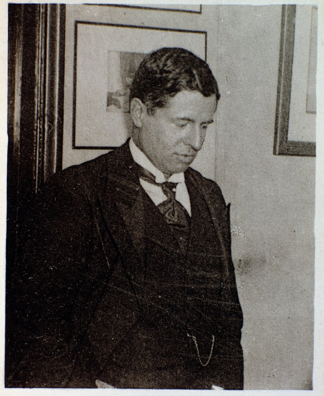 Porträtt av Alberic Magnard (s/v foto) av Unknown photographer