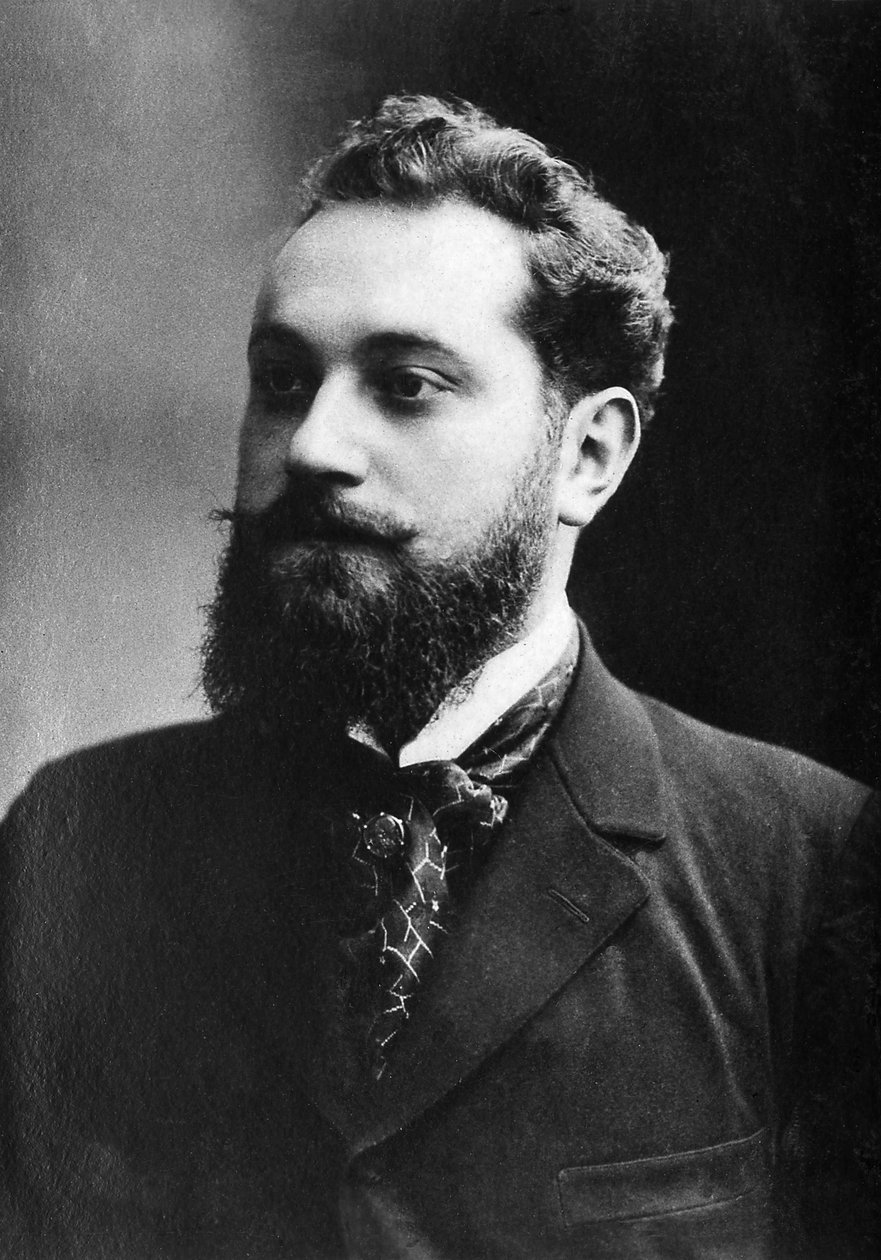 Porträtt av Albert Guillaume (1873-1942), fransk målare, illustratör och serietecknare. av Unknown photographer