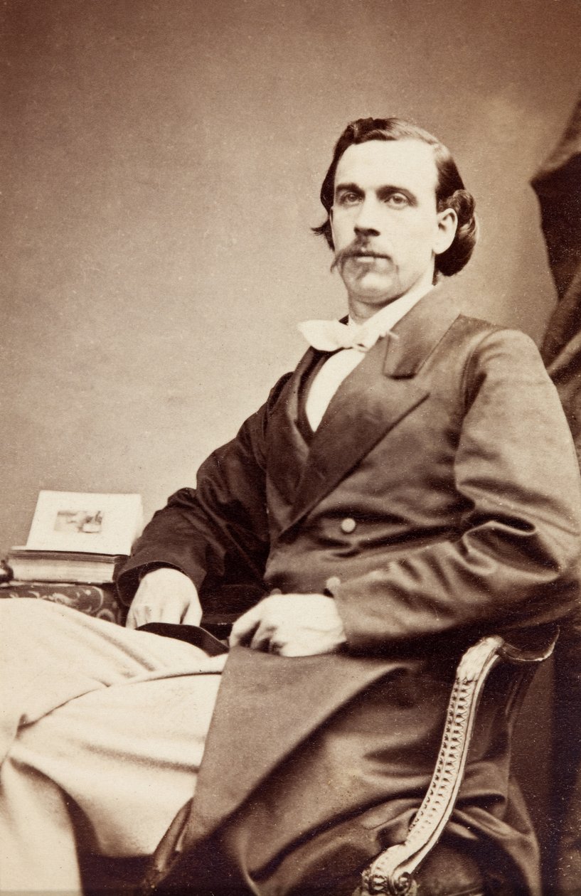 Porträtt av Allan Foli, ca 1860 (s/v foto) av Unknown photographer