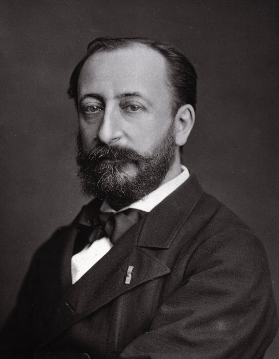 Porträtt av Camille Saint Saens (Saint-Saens) (1835 - 1921), fransk kompositör. av Unknown photographer