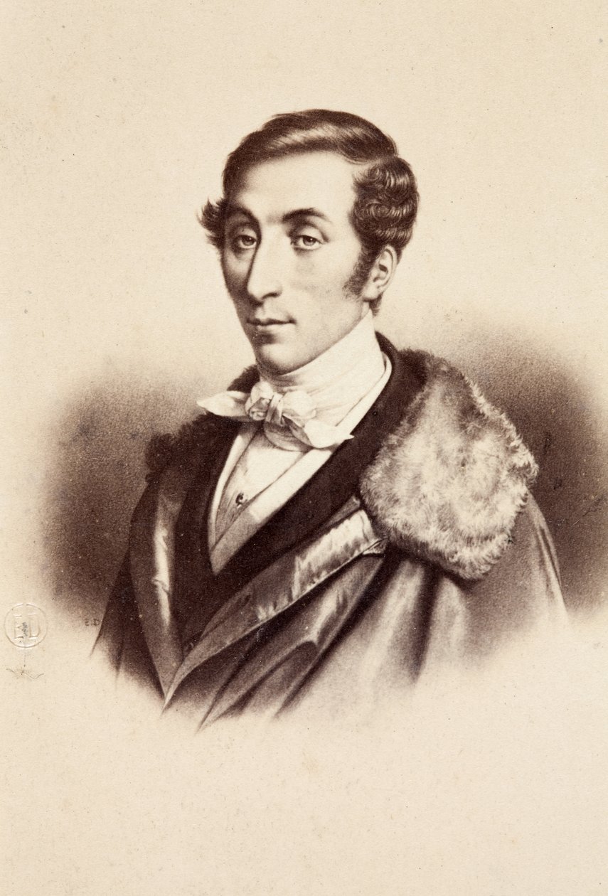Porträtt av Carl Maria von Weber, ca 1860-talet (tryck) av Unknown photographer