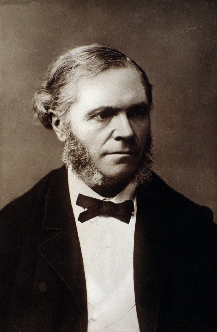 Porträtt av Cesar Franck (1822-1890) engelsk kompositör Fotografi. 1800-talet. Bologna, civico museo musico av Unknown photographer