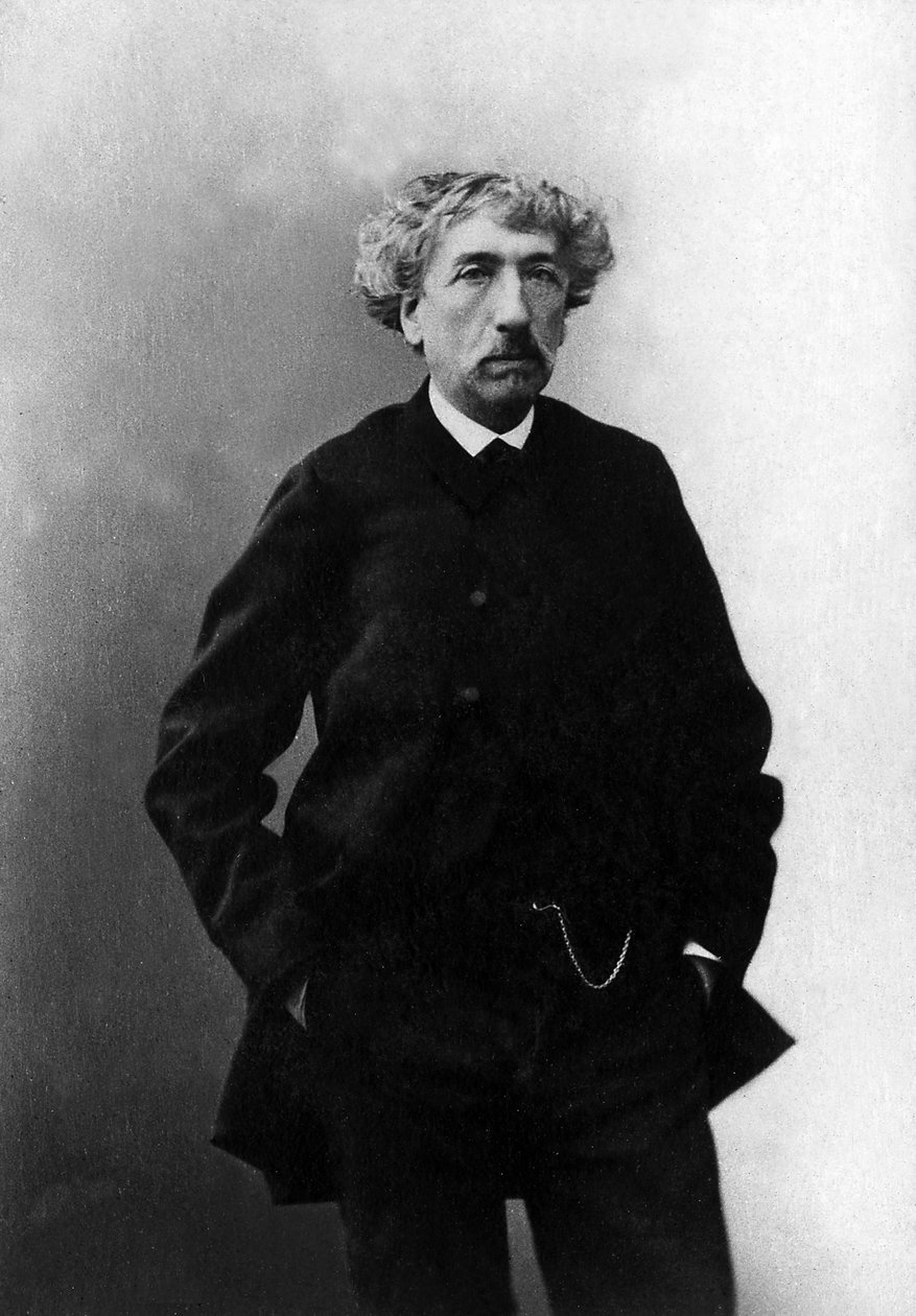 Porträtt av Charles Garnier (1825-1898), fransk arkitekt. av Unknown photographer