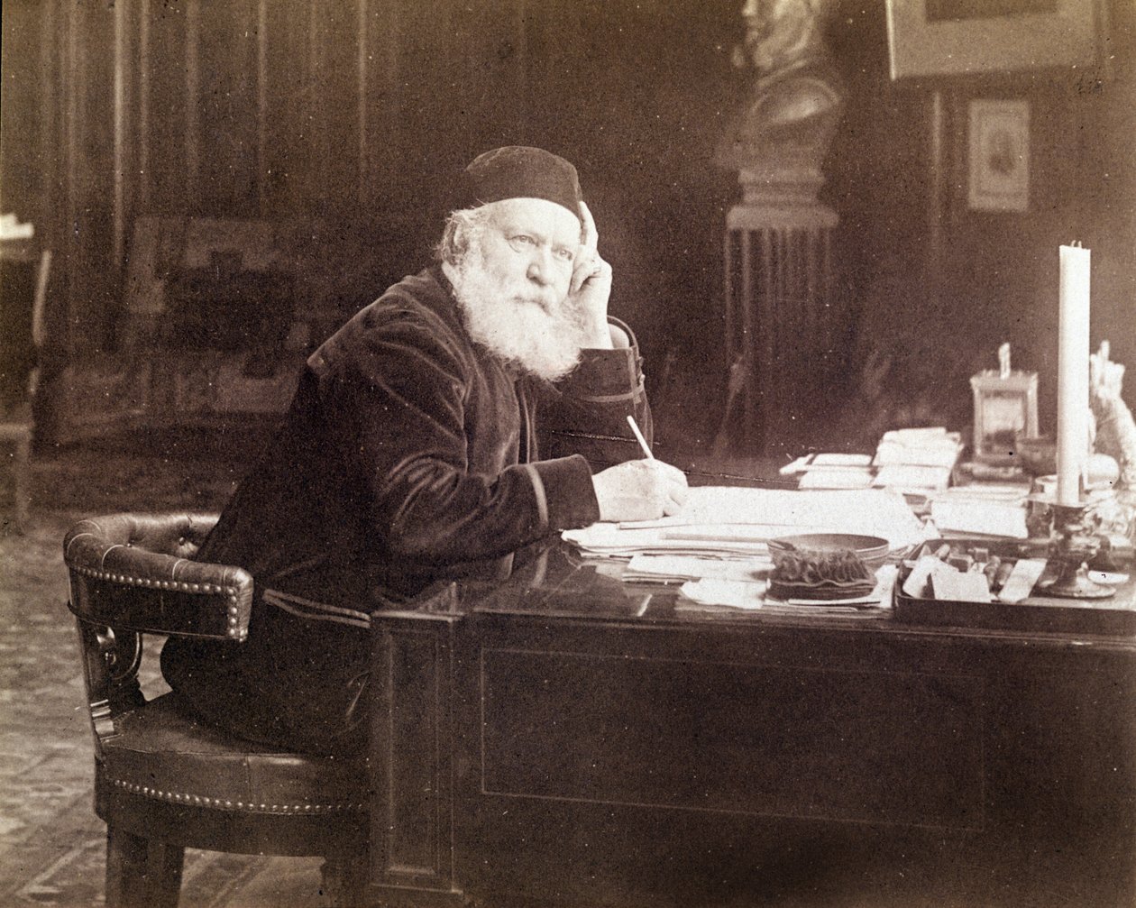 Porträtt av Charles Gounod (1818 - 1893), fransk kompositör. av Unknown photographer