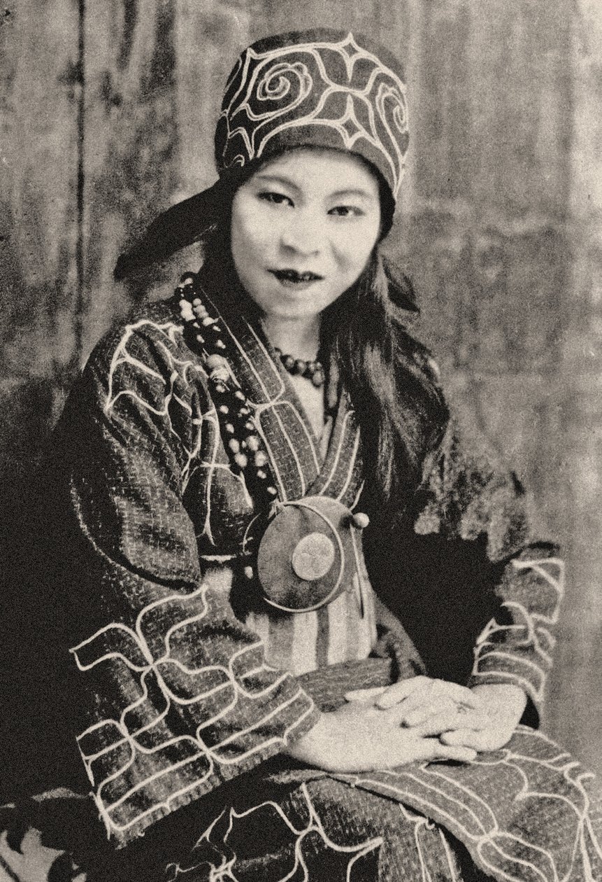 Porträtt av piraten Ching Shih (foto) av Unknown photographer