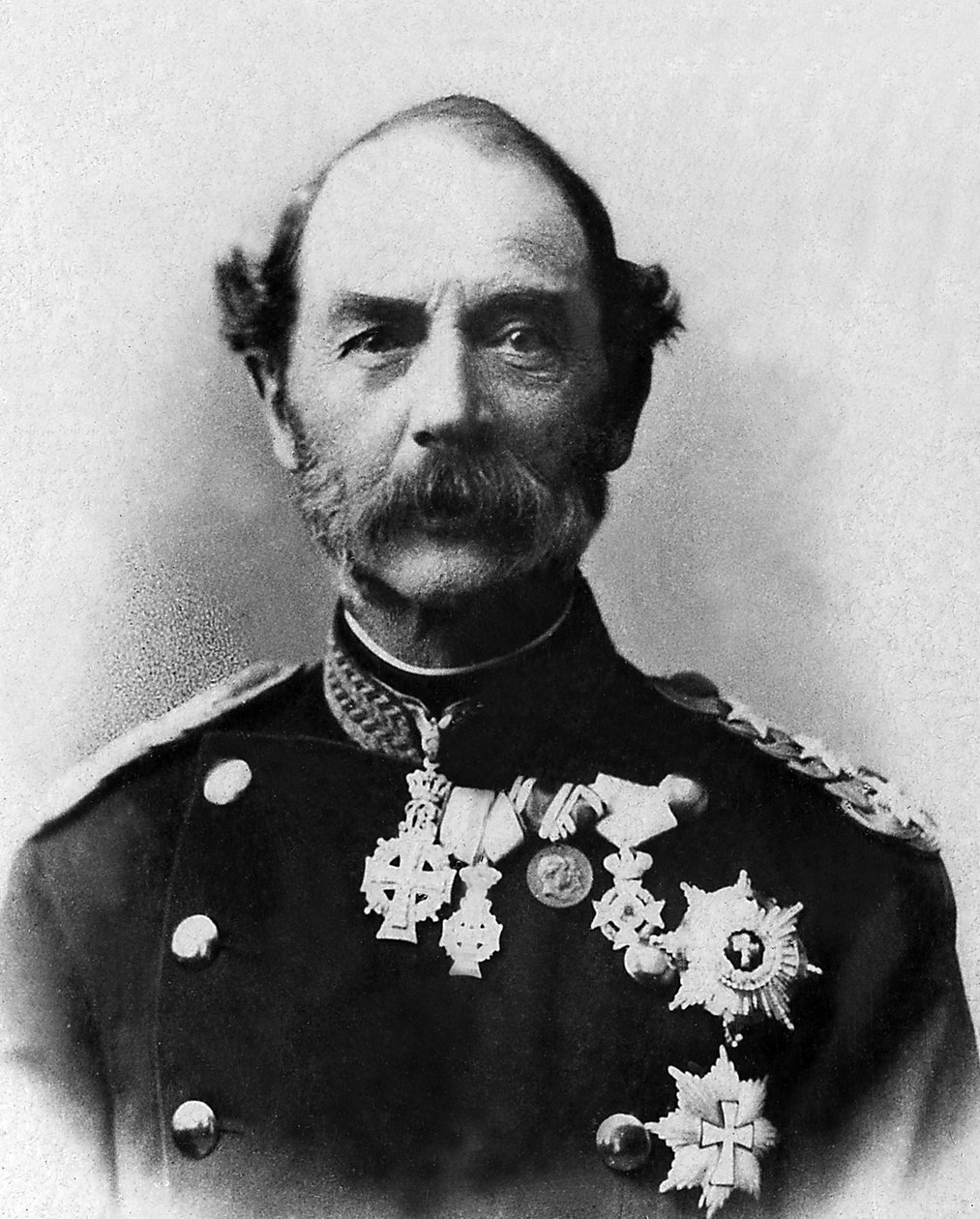 Porträtt av Christian IX, kung av Danmark (1818-1906). av Unknown photographer