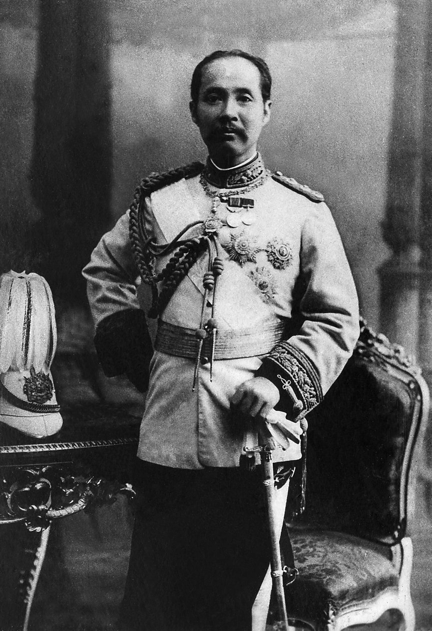 Porträtt av Chulalongkorn (1853-1919), känd som Rama V, kung av Thailand (1868-1910). av Unknown photographer