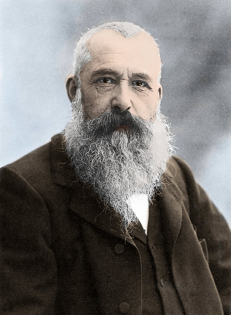 Porträtt av Claude Monet (1840-1926), fransk målare. av Unknown photographer