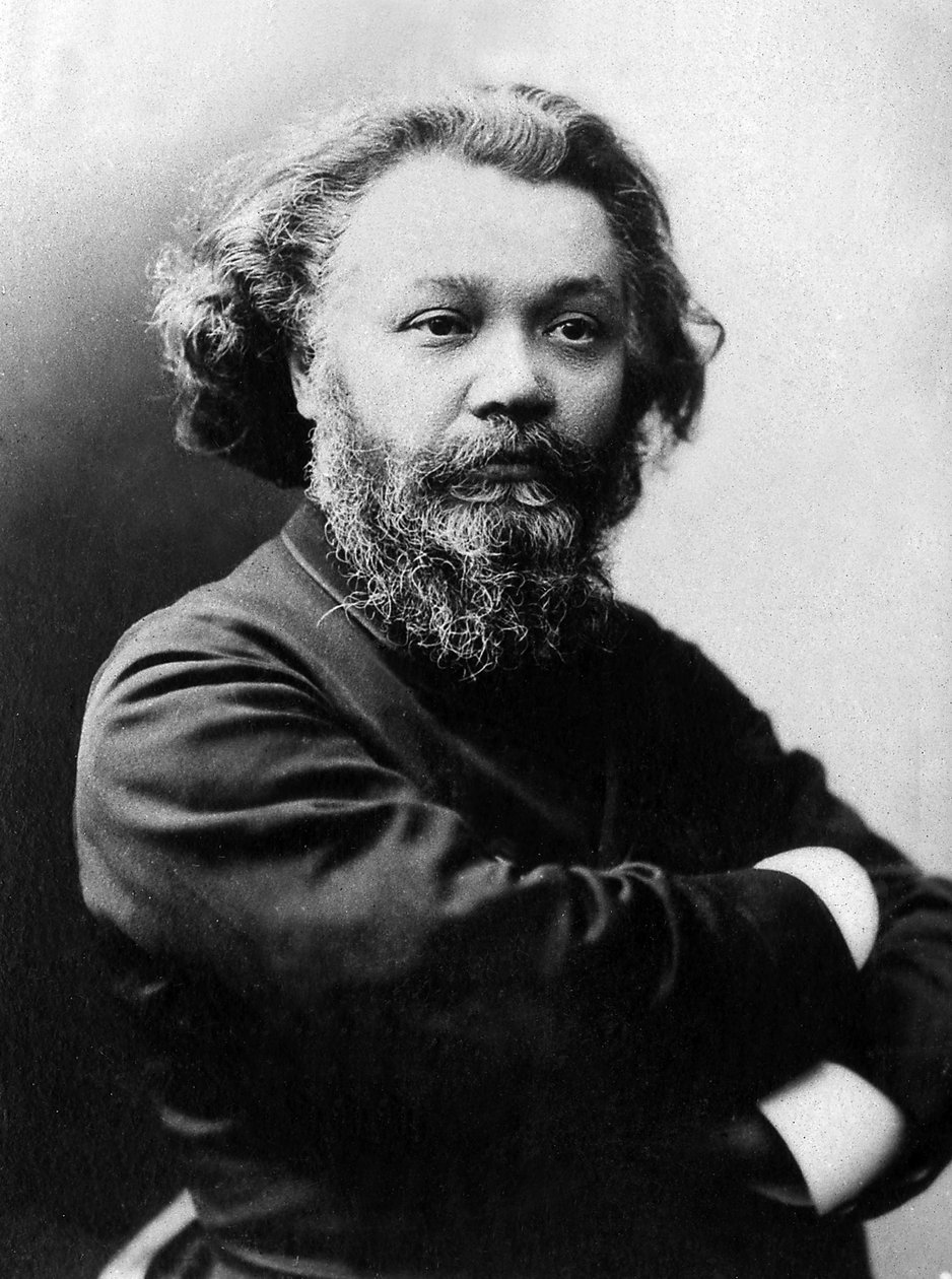 Porträtt av Clovis Hugues (1851-1907), fransk poet och politiker. av Unknown photographer