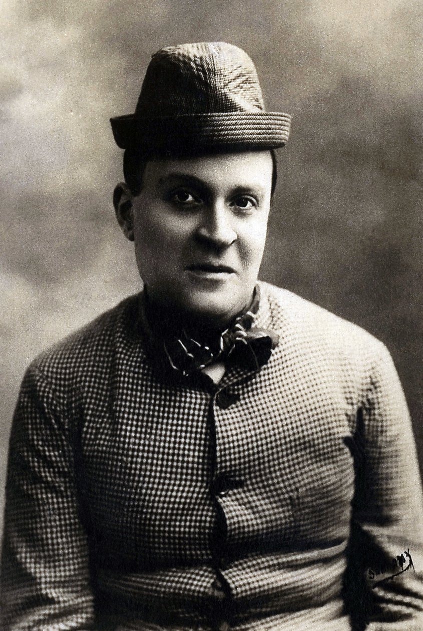 Porträtt av Dranem (1869-1935), fransk sångare och stjärna i Music Hall. av Unknown photographer